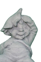 GARLEN ELF WITH HAT GARDEN STATUE ORNAMENT
