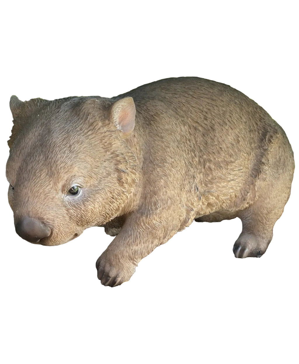 AUSTRALIAN STANDING WOMBAT ANIMAL GARDEN STATUE ORNAMENT FIGURINE