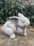 Australian Made Concrete Rabbits Garden Statue | Standing & Laying Bunny