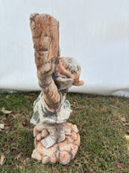 Piss Off Pixie Statue  Animal Concrete Garden Australian Made