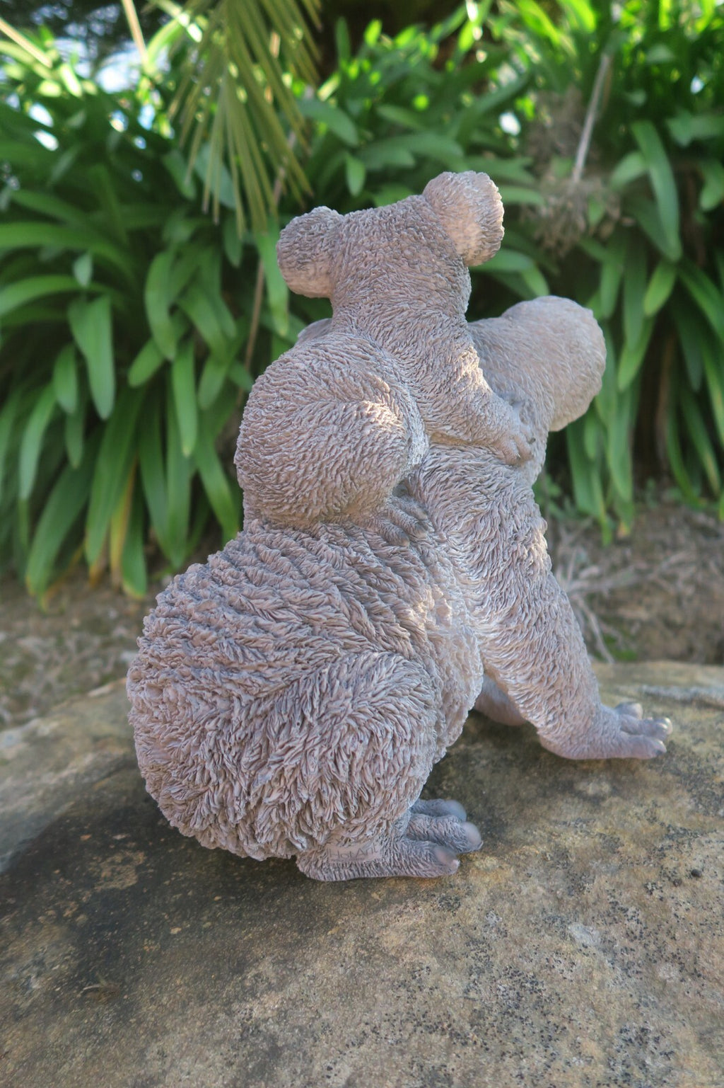 Australian Koala with Baby Garden Statue Concrete Australian Wildlife  Decor