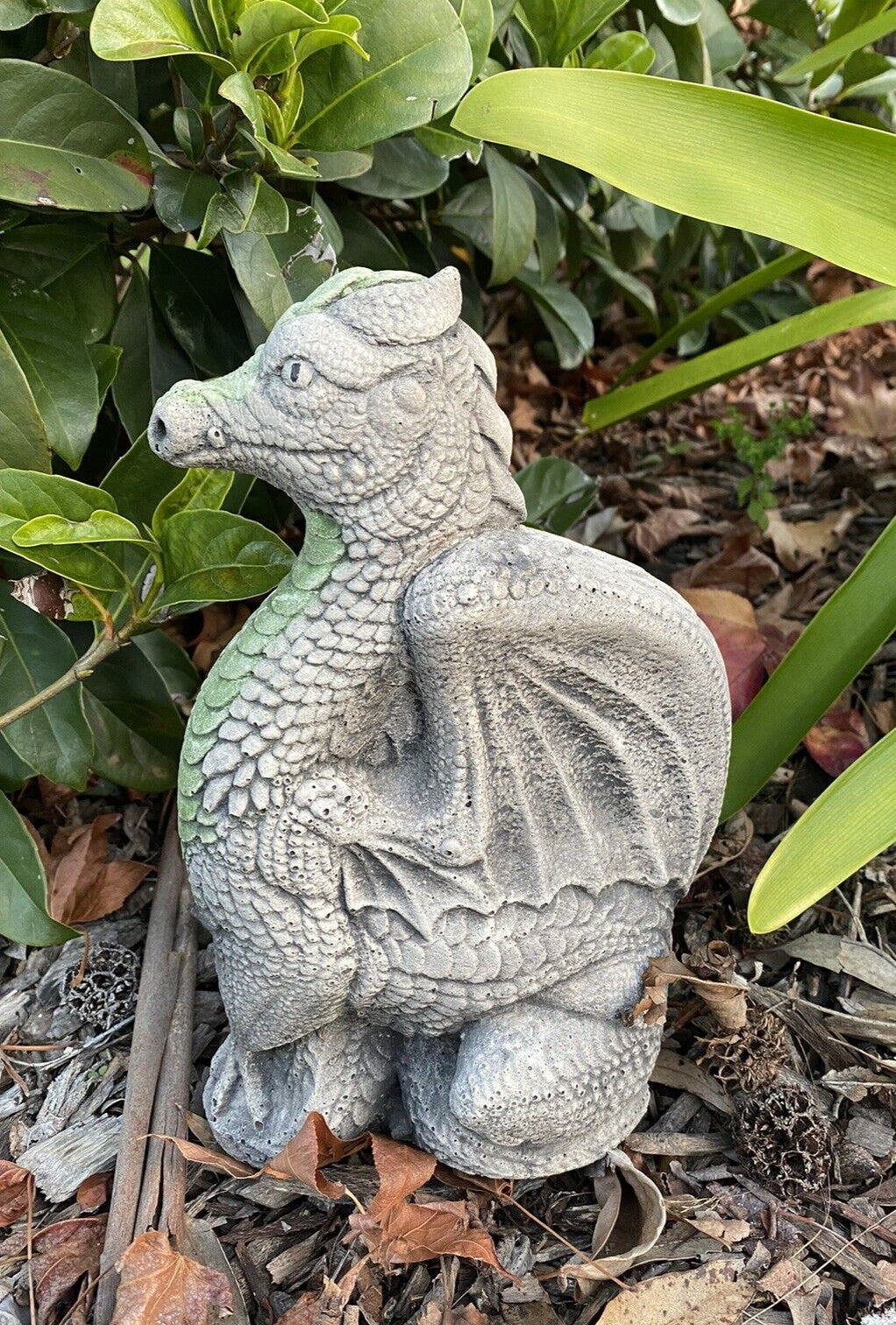 Dragon Animal Concrete Cement Garden Statue Ornament Australian Made 28cm high