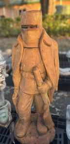 Concrete Ned Kelly Garden Statue | Australian Bushranger Ornament Pick Up Only
