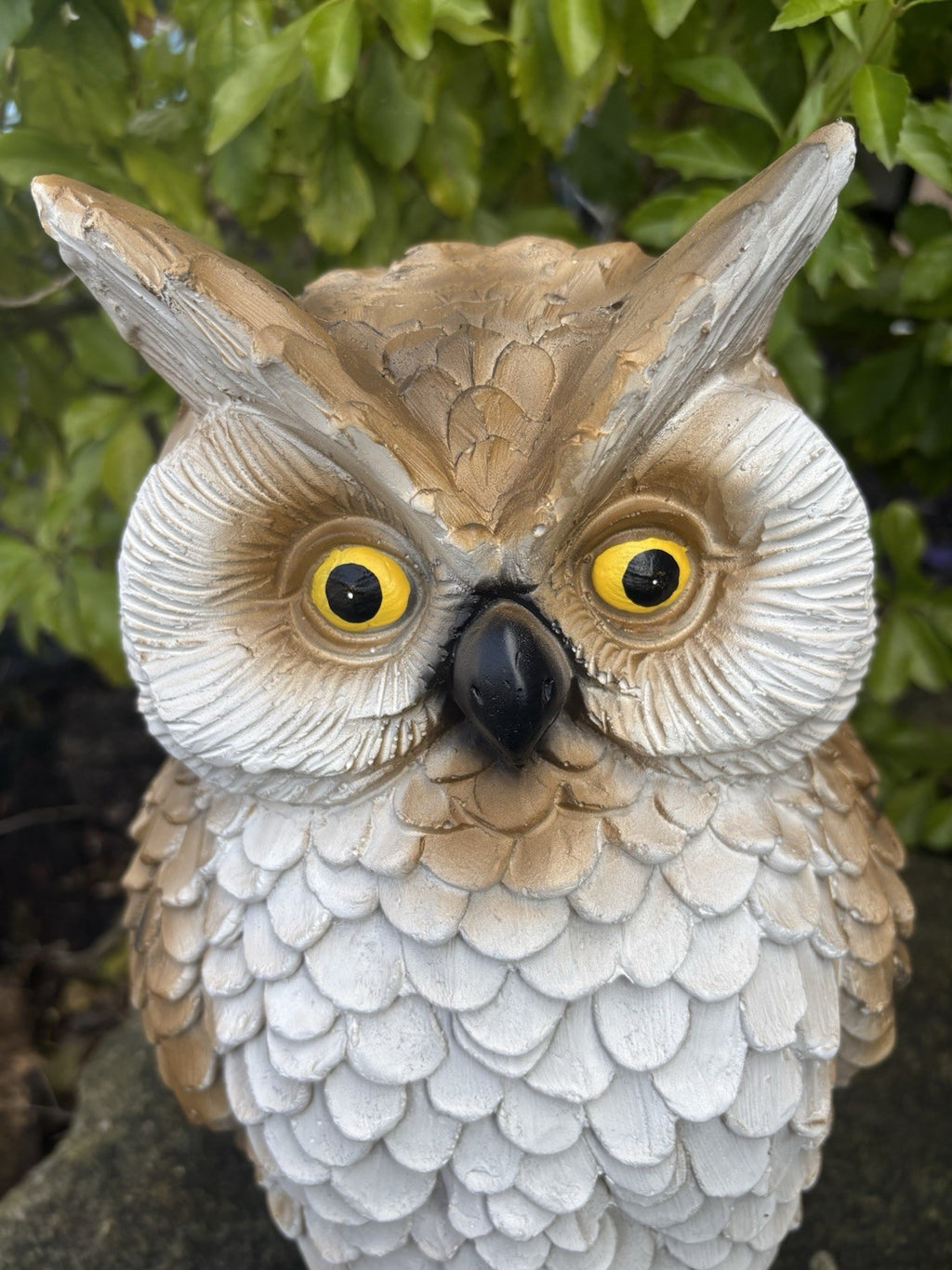 BARN OWL  GARDEN ~STATUE ~ ORNAMENT ~ FIGURINE ~ HOME DECOR