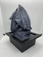MYSTICAL DRAGON WATER FEATURE FOUNTAIN INDOOR OUTDOOR BENCH TOP HOME DECOR