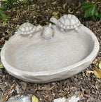 Turtle Design Bird Bath Bee Water Station