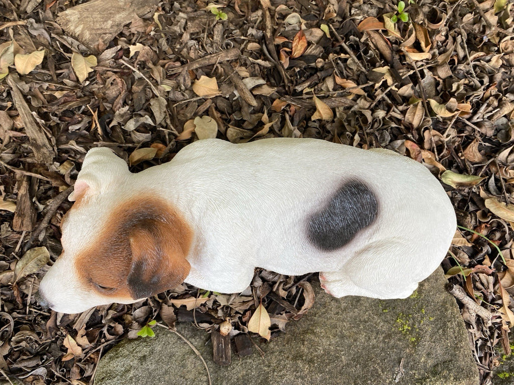 Jack Russell Fox Terrier Dog Memorial Garden Statue
