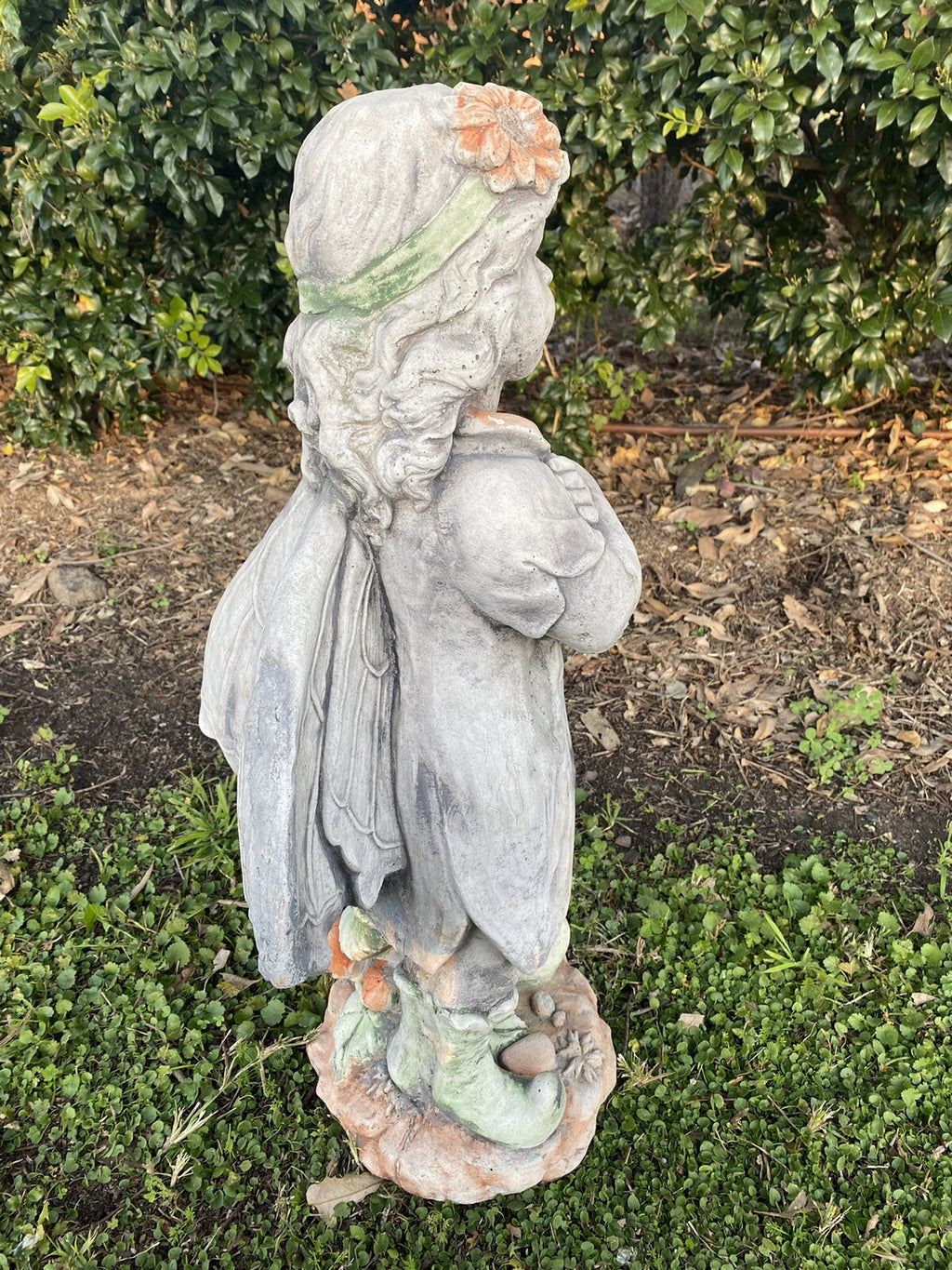 Flower Pixie Girl Garden Statue - Pick up Only