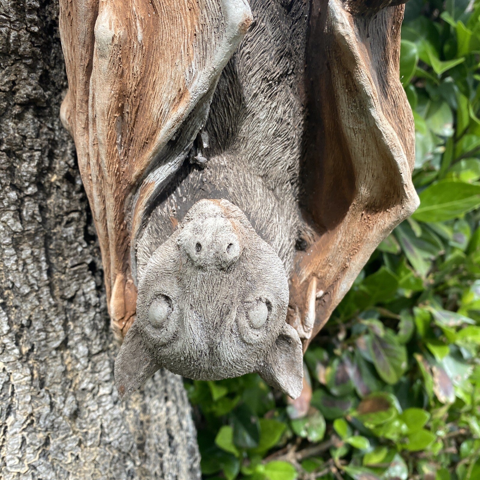 Bat Statue Concrete Garden Australian Made