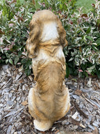 SPRINGER SPANIEL DOG ANIMAL GARDEN STATUE ORNAMENT FIGURINE SCULPTURE