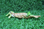 BABIES OF THE FORREST SLEEPING ON A LEAF WITH FROG AISLINN STATUE ORNAMENT