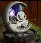 Hand Thai Buddha Small indoor / Outdoor table top Water fountain water feature