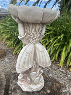 Fairy Bird Bath Feeder Bee Garden Animal Statue Ornament