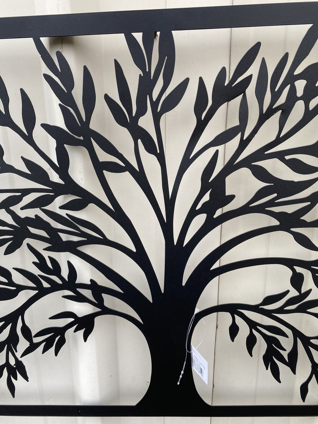 Tree of Life Metal Hanging Wall Art 99 X 42cm  Rustic Sculpture Home Garden