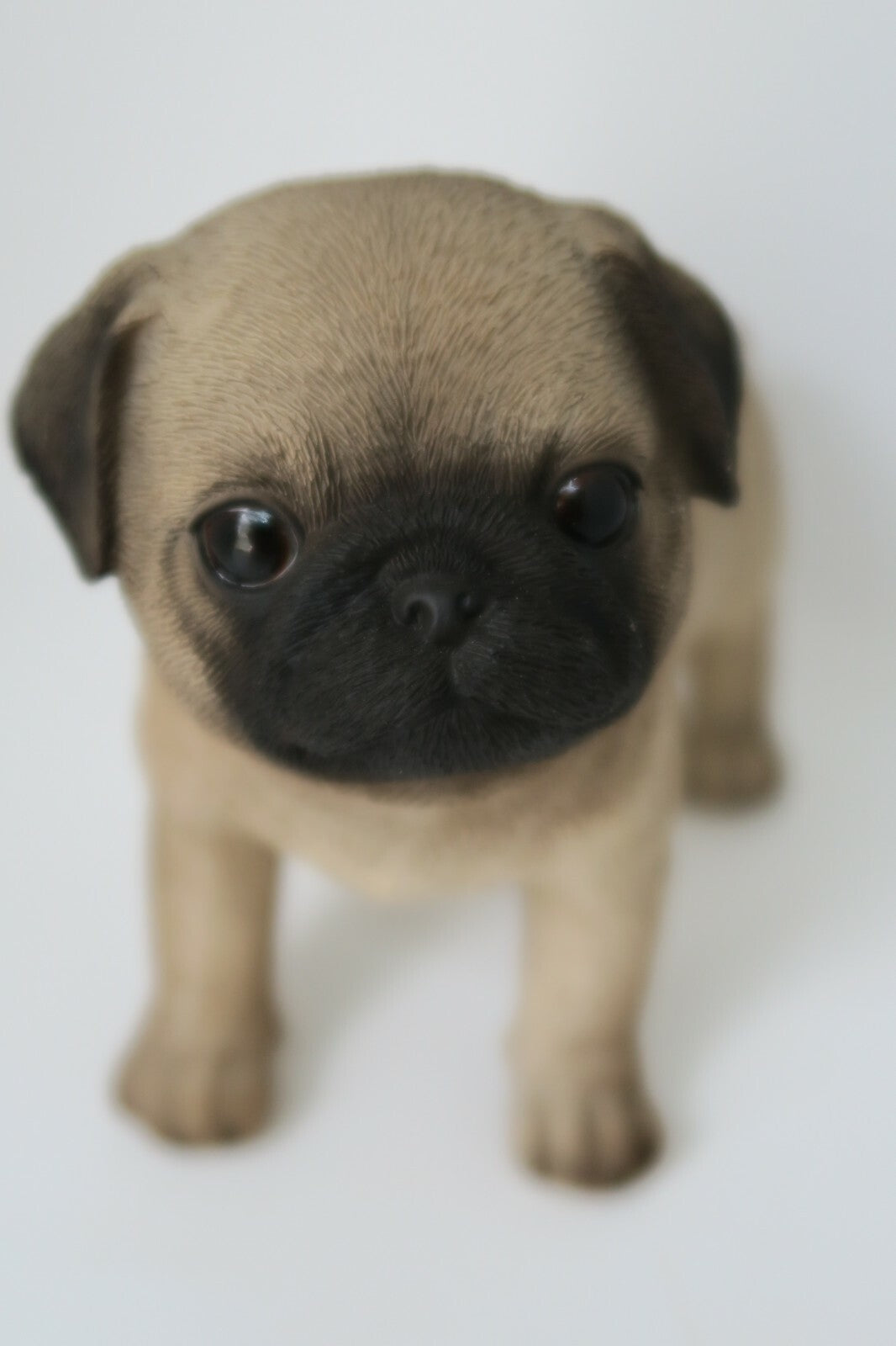 MINI PUG  DOG STANDING ANIMAL GARDEN STATUE ORNAMENT FIGURINE GIFT
