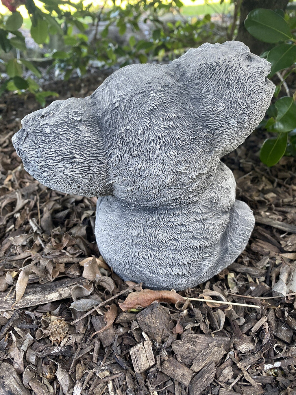 Koala With Leaves Statue Ornament Animal Concrete Cement Garden Australian Made