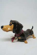 Little Paws Filo the Dachshund Dog Pet Figurine Statue~ Home Decor Ornament