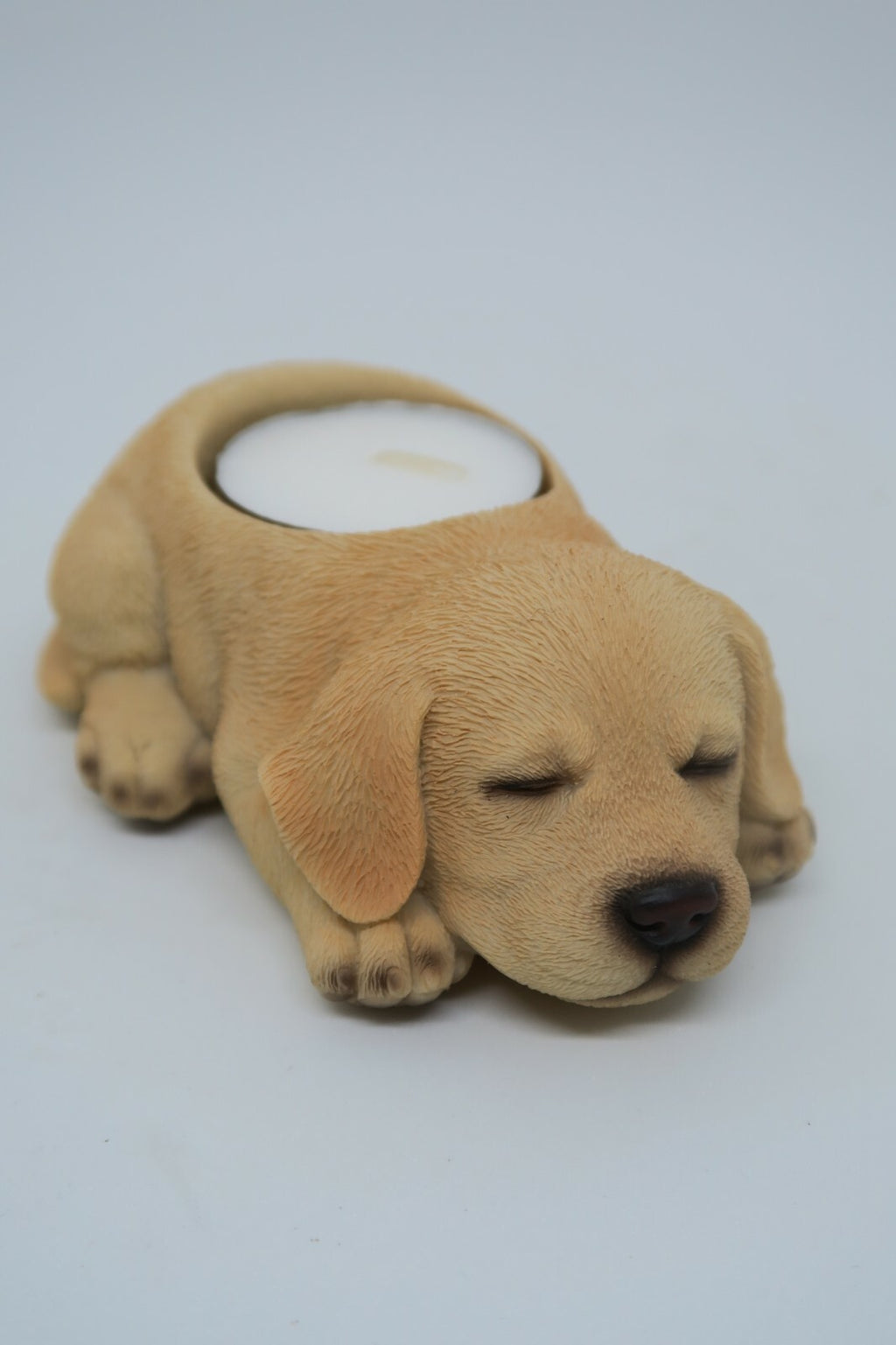 Tea light candle holders Gold Labrador statue ~Ornament ~ Home Decor