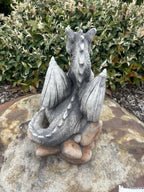 Welsh Dragon Animal Concrete Cement Garden Statue Ornament Australian Made