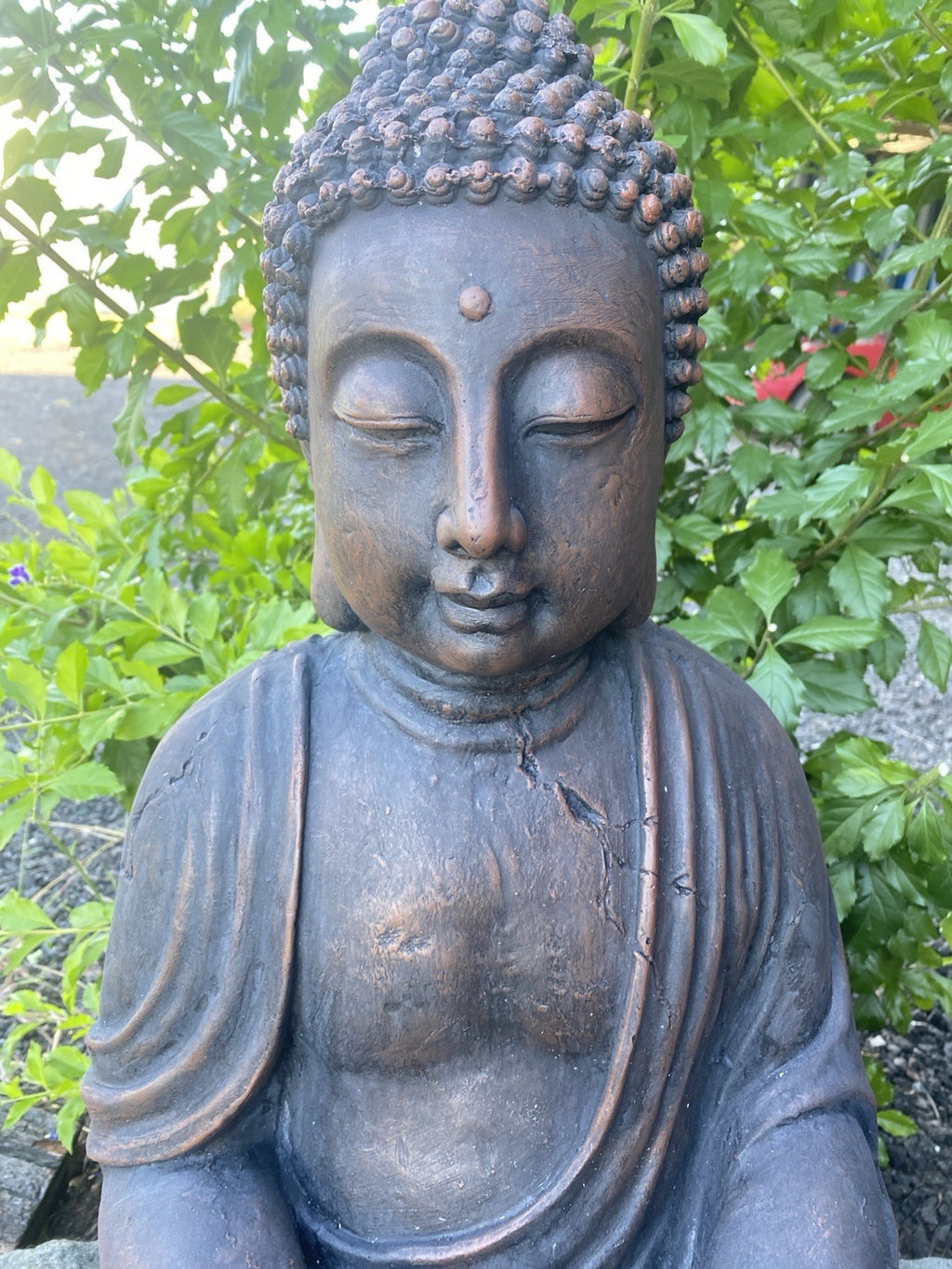 Buddha Sitting on a Lotus  Statue Figurine Garden Ornament Sculpture 67 cm