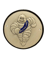 Michelin Tyre Man Cast Iron Circle Sign Plaque Man Cave Bar Pub  Garage Vintage