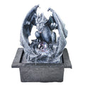 MYSTICAL DRAGON WATER FEATURE FOUNTAIN INDOOR OUTDOOR BENCH TOP HOME DECOR