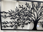 Tree of Life Metal Hanging Wall Art 99 X 42cm  Rustic Sculpture Home Garden