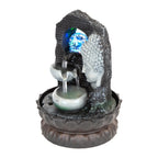 BUDDHA DRIFT WATER FEATURE FOUNTAIN INDOOR OUTDOOR BENCH TOP HOME DECOR