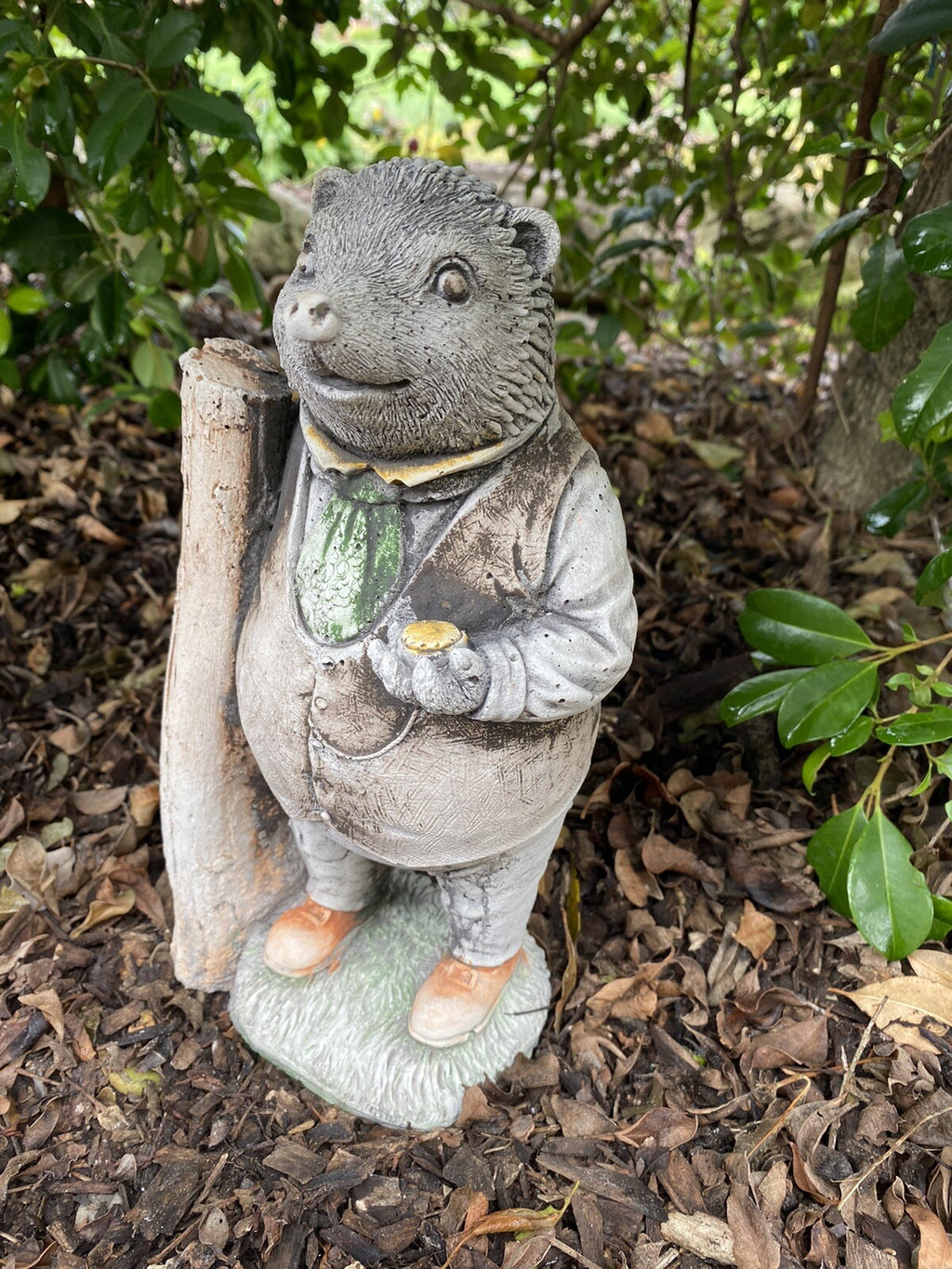 Willow Hedgehog Animal Concrete Cement Garden Statue Australian Made
