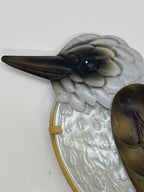 Australian Kookaburra Bird Metal Wall Art Hanger Indoor Outdoor Decor Garden