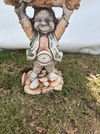 Piss Off Pixie Statue  Animal Concrete Garden Australian Made