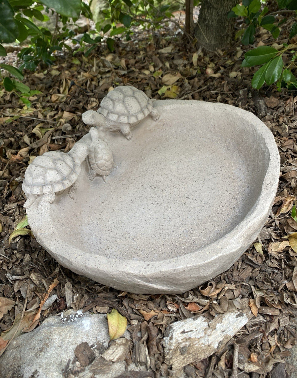 Turtle Design Bird Bath Bee Water Station
