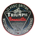 Triumph Bonneville Motorcycle Cast Iron Sign Retro Man Cave