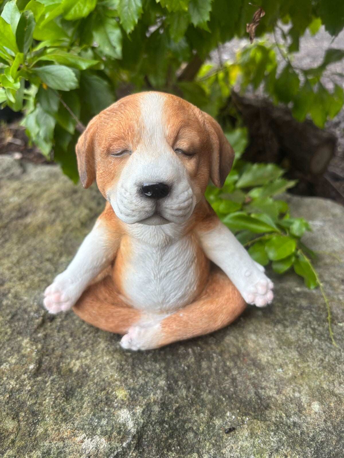 FENGSHUI STAFFORDSHIRE -STAFFY PUPPY DOG ANIMAL MEMORIAL GARDEN STATUE ORNAMENT