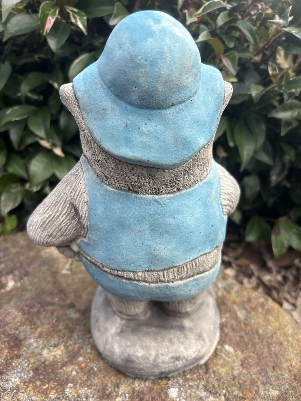 Australian Made Concrete Wombat Holding Beer Can Garden Statue | Funny Outdoor