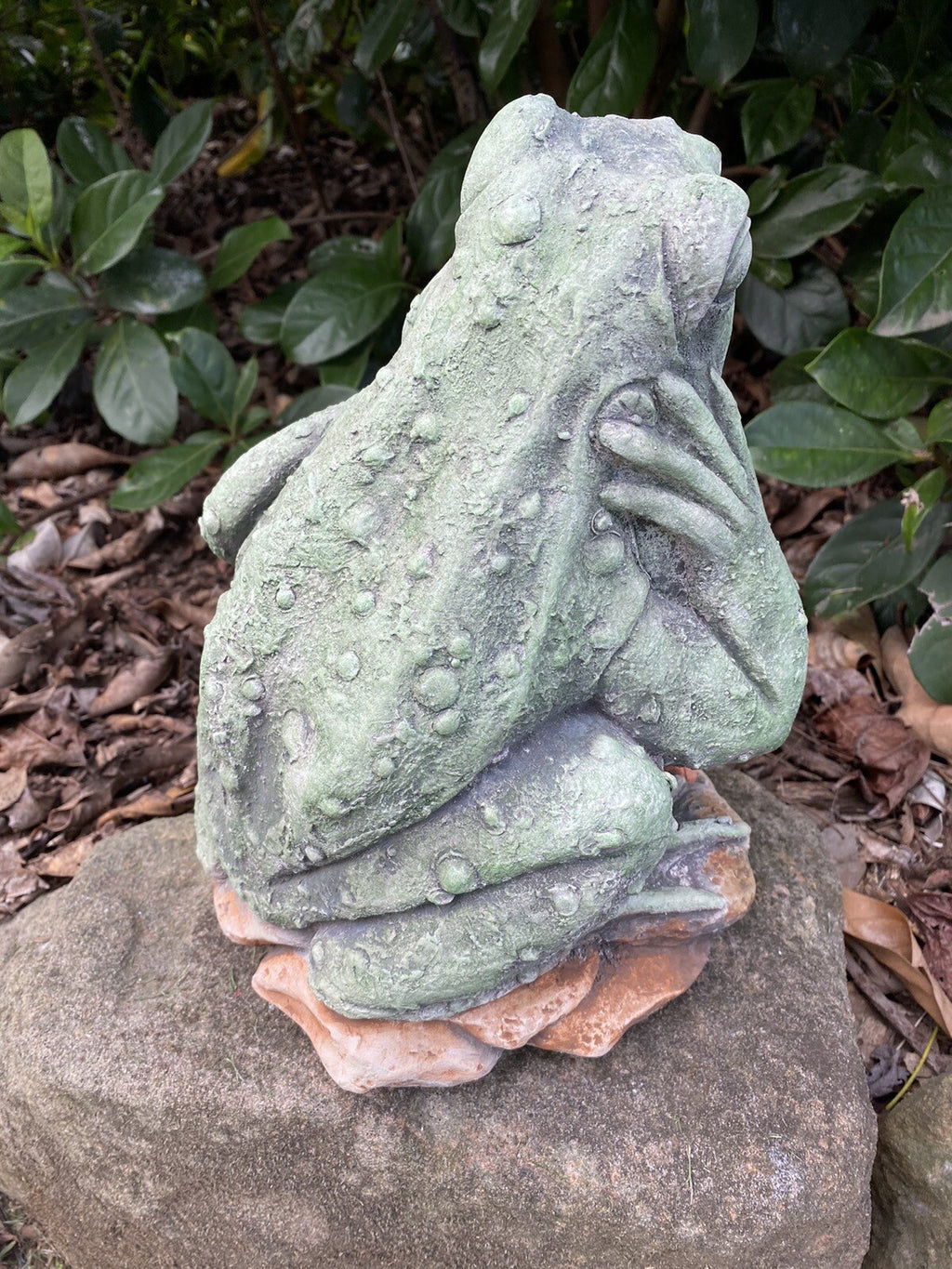 Frog and BUB Animal Concrete Cement Garden Statue Australian Made
