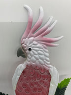Australian Major Mitchell Bird Metal Wall Art Hanger Indoor Outdoor Decor Garden