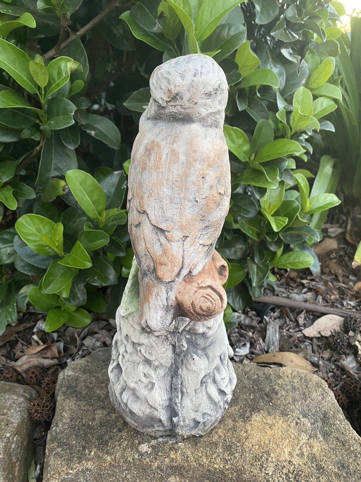 Twin  Kookaburra Bird Statue Ornament Animal Concrete Garden Australian Made