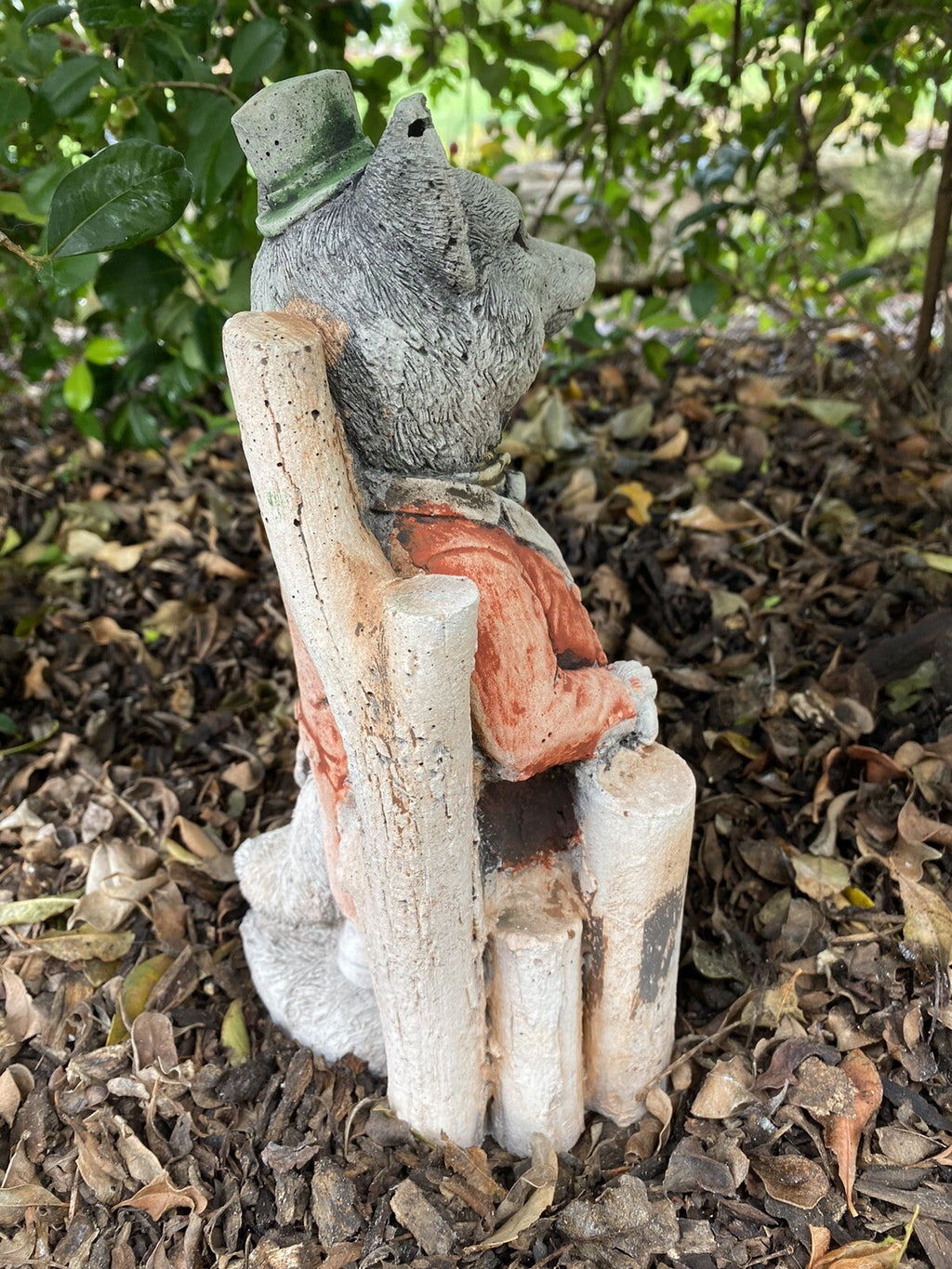 Willow Mr Todd Fox Animal Concrete Cement Garden Statue Australian Made