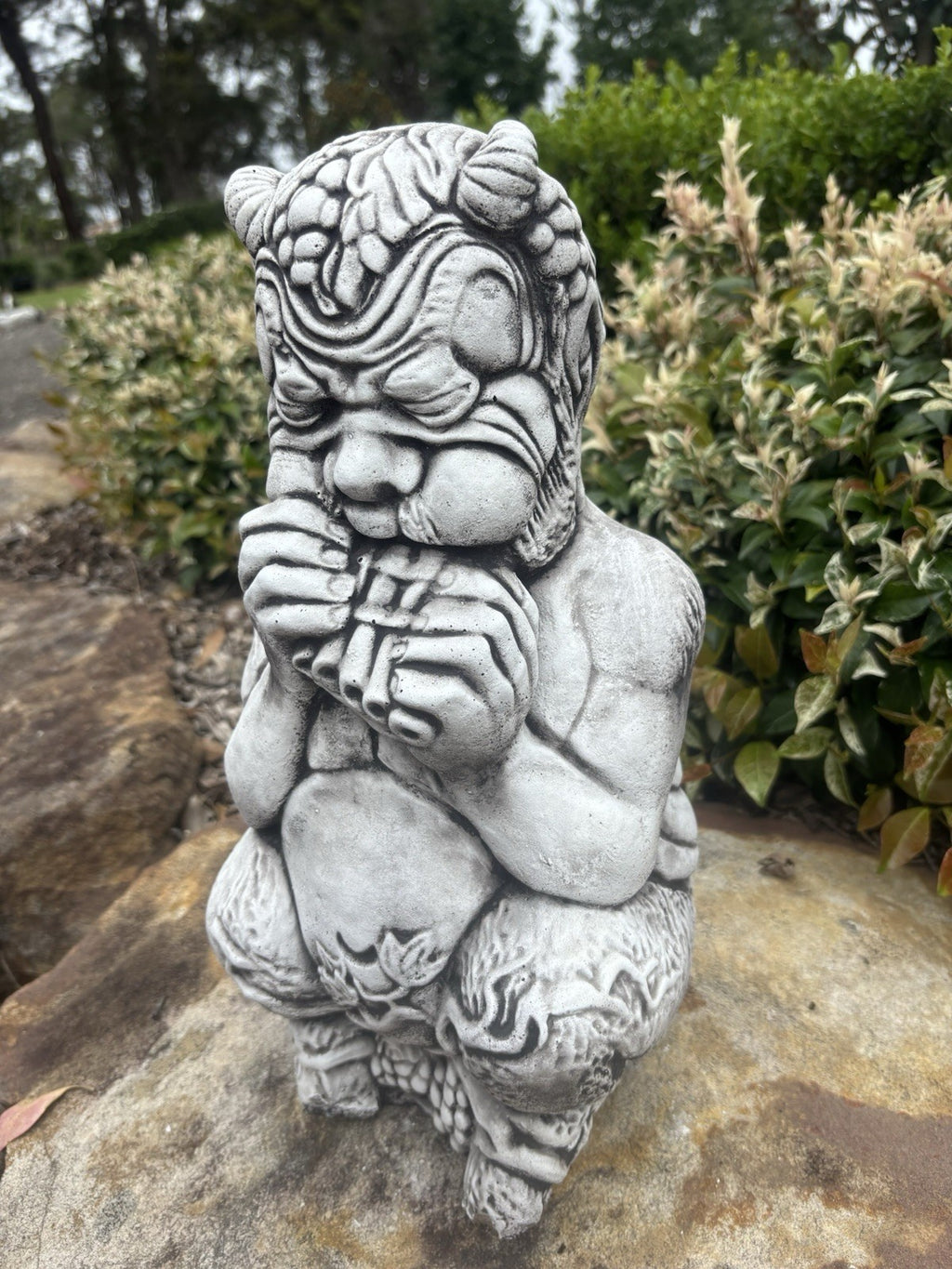 Pan The Ancient Greek God Concrete Garden Statue Ornament Australian Made