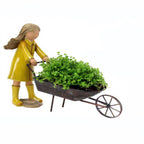 MOLLY WHEEL BURROW POT PLANTER GARDEN PLANT POT FEATURE