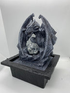 MYSTICAL DRAGON WATER FEATURE FOUNTAIN INDOOR OUTDOOR BENCH TOP HOME DECOR