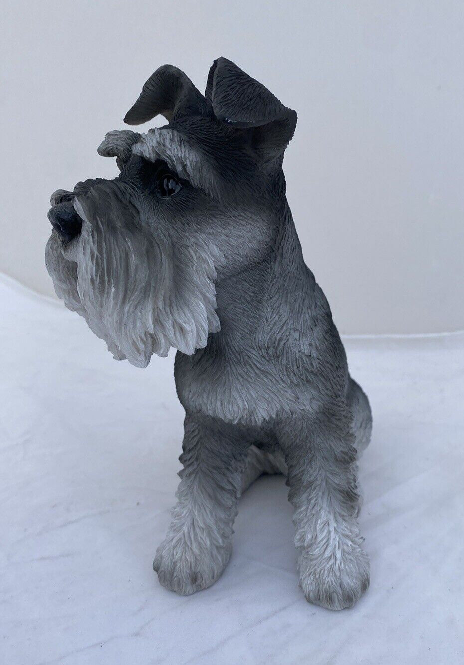 SCHNAUZER STATUE PUPPY DOG MEMORIAL ANIMAL GARDEN ORNAMENT SCULPTURE