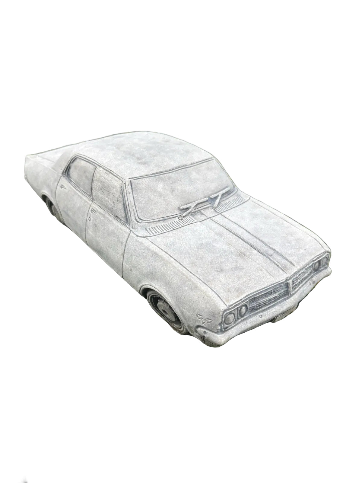 HK Brougham Concrete Car Garden Statue Vintage Classic Outdoor Decor