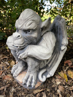 Gargoyle Statue Animal Concrete Cement Garden Australian Made Gery