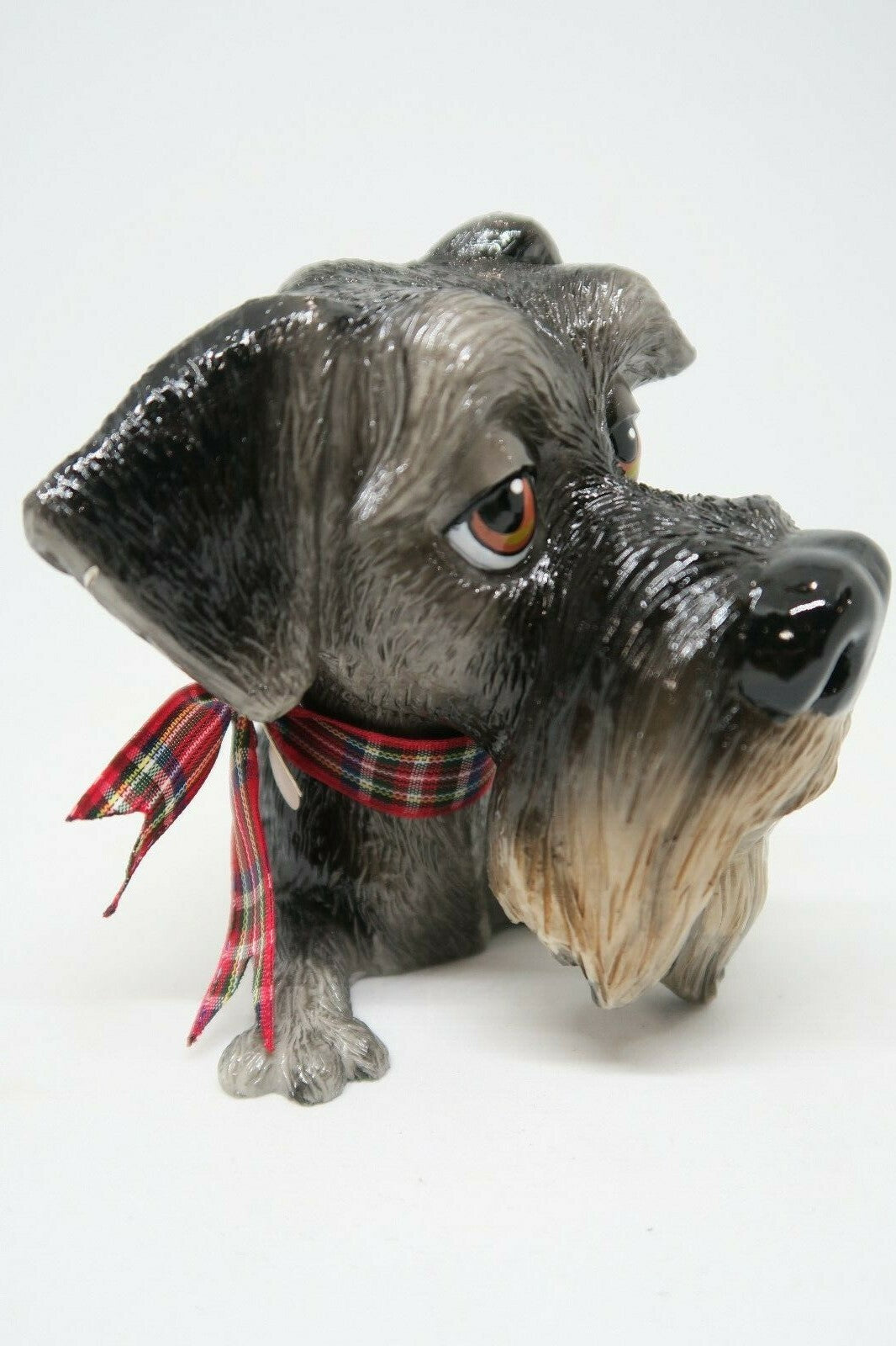 Little Paws Zak The Schnauzer Dog Figurine Statue Ornament Home Decor