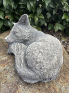 Australian Made Concrete Fox Garden Statue | Outdoor Wildlife Ornament