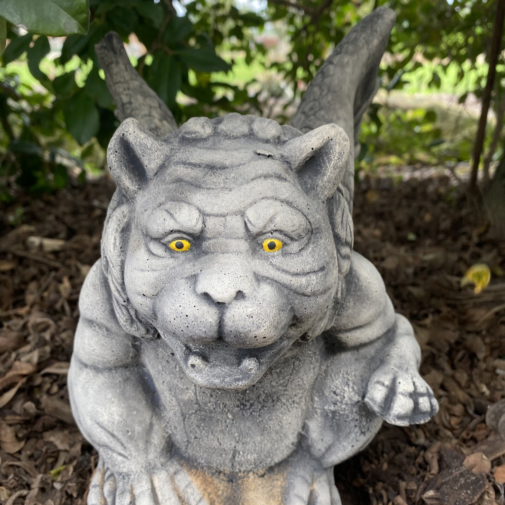 Gargoyle Statue Statue Ornament Animal Concrete Cement Garden Australian Made
