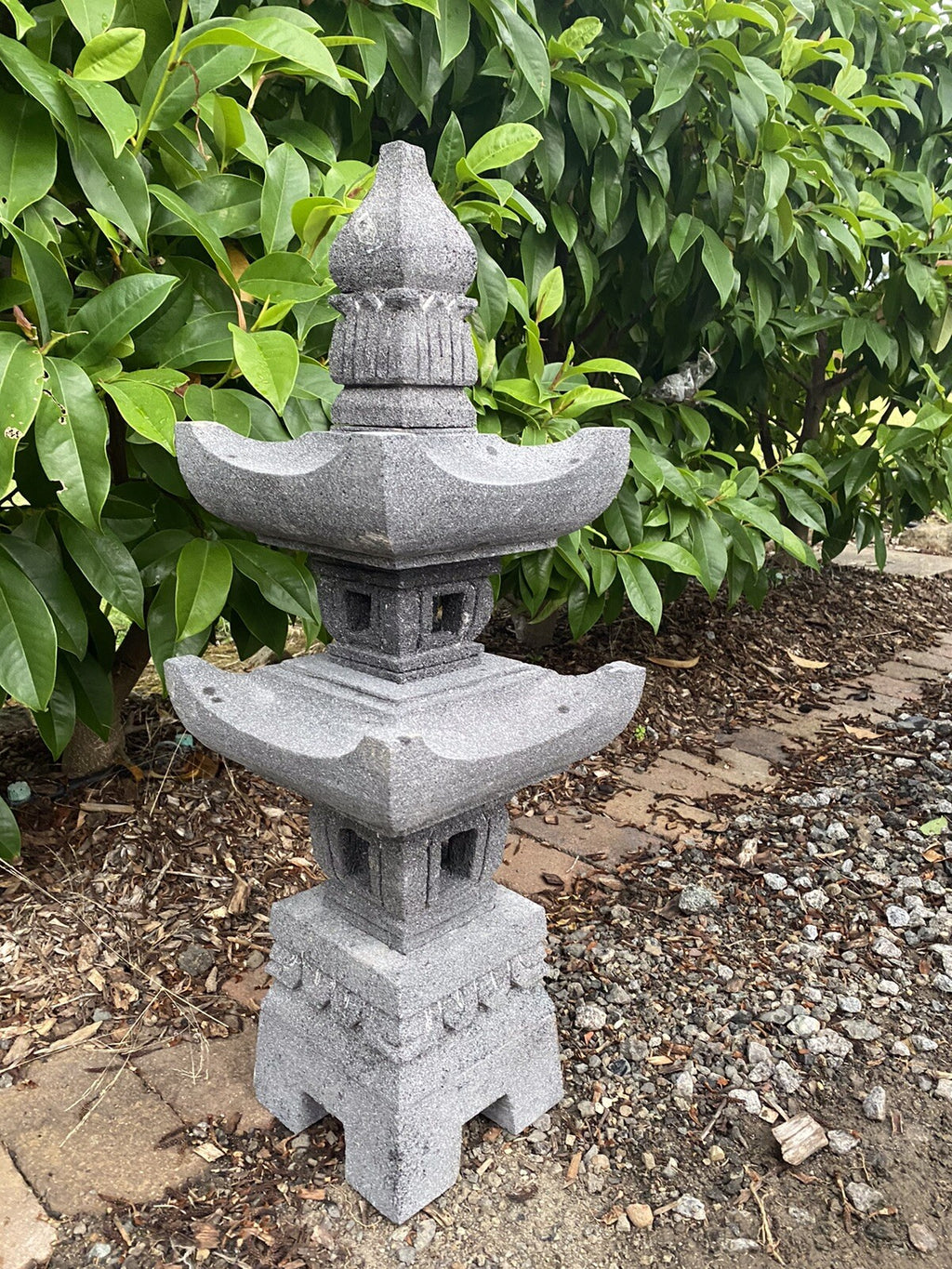 Garden Lantern Ornament Pagoda Chinese Japanese Lantern décor large 70 cm