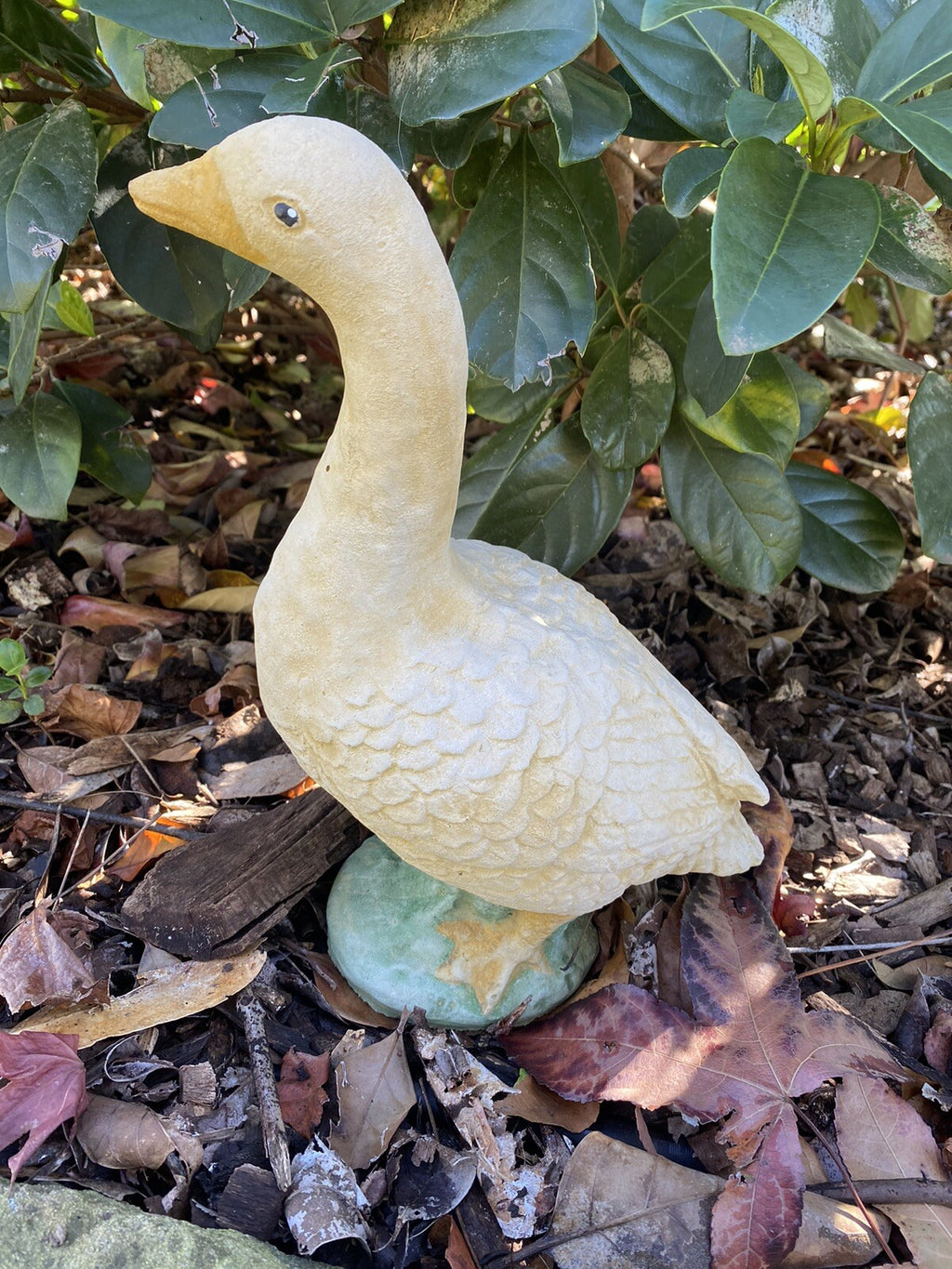 Duck Duckling Fowl Statue Ornament Farm Animal Concrete Garden Australian Made